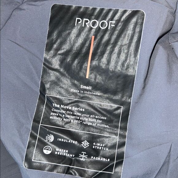 PROOF Nova Series Grey Midweight Insulated Jacket-S - Picture 9 of 11